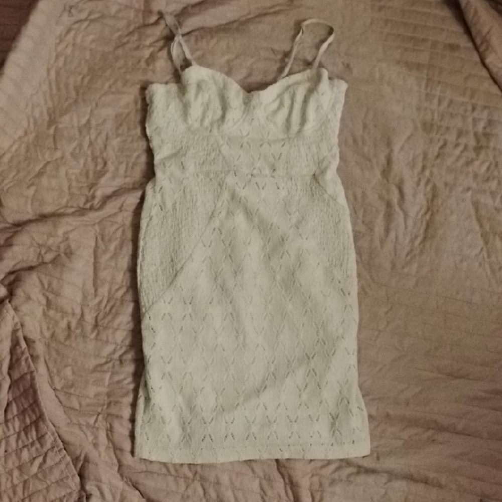 Forever 21 Mint Lace Mini Dress